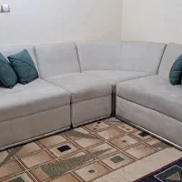 مبل ال هفت نفره تمیز درحدنو|مبلمان خانگی و میز عسلی|شوش, |دیوار