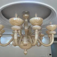 لوستر شیشه ای در حد نو