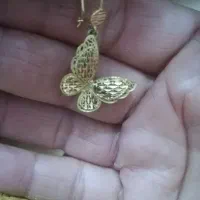 گوشواره پروانه ای با فاکتور 4.210 گرم|جواهرات|محمدیه-قزوین, |دیوار