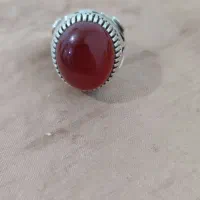 انگشتر نقره فیروزه وعقیق چهار مهر|جواهرات|اسلام‌‌آباد غرب, |دیوار