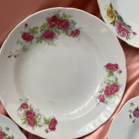 ظروف سنتی قدیمی گل سرخی|ظروف سرو و پذیرایی|تهران, خواجه نظام الملک|دیوار