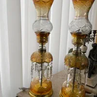 جفت چراغ لاله انتیک