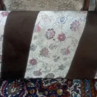 پشتی 4 عددی کرم قهوه ای