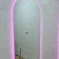 دو عدد آینه بک لایت بنفش