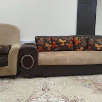 مبلمان هفت نفره همراه میز وسط عسلی