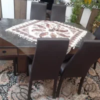 میز غذا خوری ۶نفره سالم و تمیز|میز و صندلی غذاخوری|الیگودرز, |دیوار