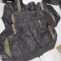 ۲عدد روکش صندلی چرم و پارچه ای عقب کار کرده سالم