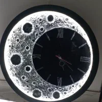 ماه و ماه ساعتی زیبا