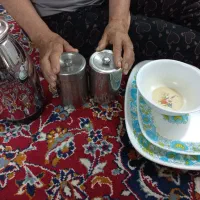 عرصه بهم سخت خیلی. وسایل قدیمی خانه چایی دان قدیم