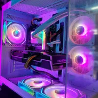 کامپیوتر گیمینگ و رندرینگ حرفه ای سفید|رایانه رومیزی|گرگان, |دیوار