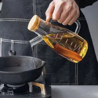 روغن ریز پیرکس درب استیل مخروط در حد نو|ظروف پخت‌وپز|الوند, |دیوار
