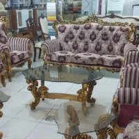 ۲دست مبل سلطنتی استیل۹نفره نه نفره چپندرز  جهیزیه