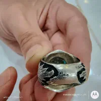 انگشتر فیروزه نیشابور سنگ زنده و خوش دست مغز سنگ|جواهرات|کهریزک, |دیوار