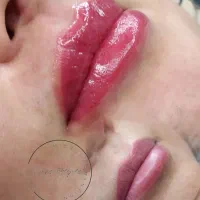 آرایش دائم ابرو و لب هزینه مواد اورجینال فقط ۲۵۰|خدمات آرایشگری و زیبایی|شاهین‌شهر, نظامی|دیوار