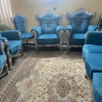 مبل استیل ۹نفره در حد نو