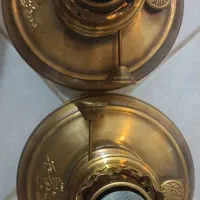 گردسوز تمام برنجی خورشید|کلکسیون اشیاء عتیقه|گرگان, |دیوار