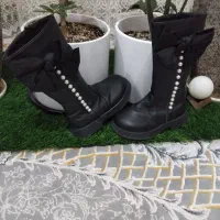 چکمه تمام چرم دخترانه