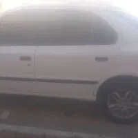 سمند تمام رنگ سفید بیمه ۸ماه