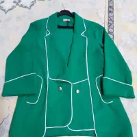 مانتو مجلسی سبز و سبز کله غازی|لباس|نورآباد, |دیوار