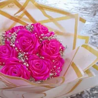 گل رز ربانی|گل مصنوعی|شهرکرد, |دیوار