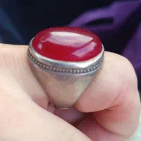 انگشتر عقیق سرخ اصل یمن