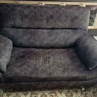 مبل راحتی ۷ نفره تازه پارچه تعویض شده نو شده
