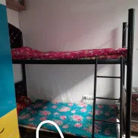 تخت دو طبقه فلزی|تخت و سرویس خواب|تبریز, |دیوار