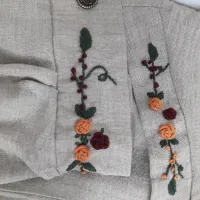 گلدوزی با دست|کیف، کفش، کمربند|نجف‌آباد, باغ نو|دیوار