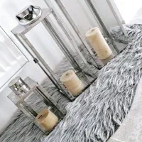 ست جاشمعی سه‌تایی شیک و لاکچری دکوراسیون منزل