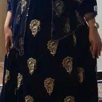 لباس محلی نو نو رنگ سورمه ای مخمل|کفش و لباس بچه|دهدشت, |دیوار