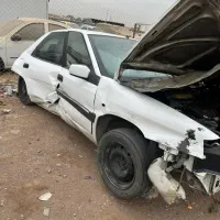 زانتیا تصادفی مدل ۸۹ سفید|خودرو سواری و وانت|قزوین, |دیوار