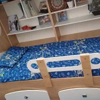 تخت دو طبقه|تخت و سرویس خواب|قم, چهل درخت|دیوار