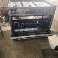 اجاق گاز طرح فر استیل صفحه چدن|اجاق گاز و لوازم برقی پختوپز|قم, بنیاد|دیوار