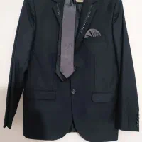 (کت مردانه سرمه‌ای تیره)