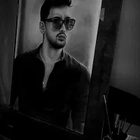 سفارش چهره سیاه قلم