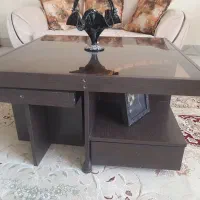 حراج به علت مهاجرت میز ال ای دی مبل و میزهاش|مبلمان خانگی و میز عسلی|اصفهان, زهران|دیوار