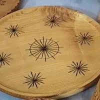 تولید کننده ظروف چوبی|ظروف سرو و پذیرایی|آران و بیدگل, |دیوار