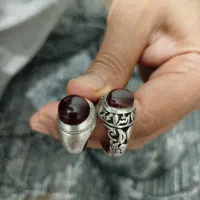 دوتا انگشتر نقره