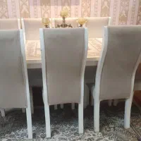 مبل هفت نفره جلو مبلی و عسلی و میز نهار خوری|مبلمان خانگی و میز عسلی|شهریار, شهرک وائین|دیوار