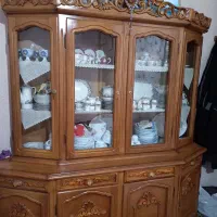 بوفه دوطبقه چوبی