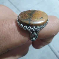 انگشتر نقره نگین شجر