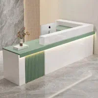 فروش لوازم دفتری/میز نیمست چرمی صندلی توری