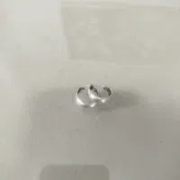 گوشواره حلقه ای.پلاک نقره .لنگ گوشواره