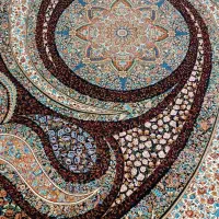 فرش ۹ متری ( ۲ تخته. هفتصد شانه)|فرش|قروه, |دیوار