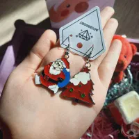 گوشواره بابانوئل. کریسمس.کریسمسی