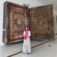 فرش سبز زمردی ۱۲۰۰شانه با ۳۹درصد تخفیف واقعی|فرش|بوشهر, |دیوار