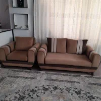 سلام یک دست مبل ۷نفره تروتمیز وسالم به قیمت|مبلمان خانگی و میز عسلی|هشتگرد, فاز ۲ مهستان|دیوار