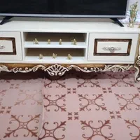میز تلوزیون جاکفشی ساعت ایستاده و آینه شمدان وبوفه|بوفه، ویترین، کنسول|خرمدره, |دیوار