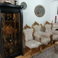 مبل استیل ۹ نفره|مبلمان خانگی و میز عسلی|تهران, گلستان (شهرک راه آهن)|دیوار