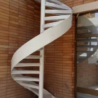 نصب پله گرد همراه با نصب سنگ|خدمات پیشه و مهارت|یزد, |دیوار